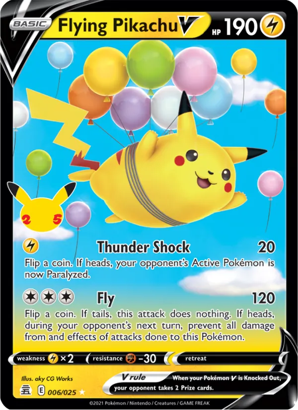 Flying Pikachu V (CEL 006)