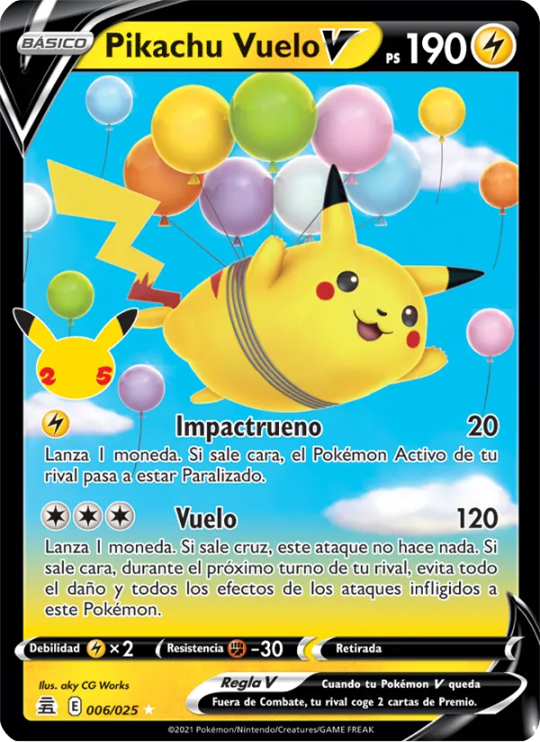Flying Pikachu V (CEL 006)