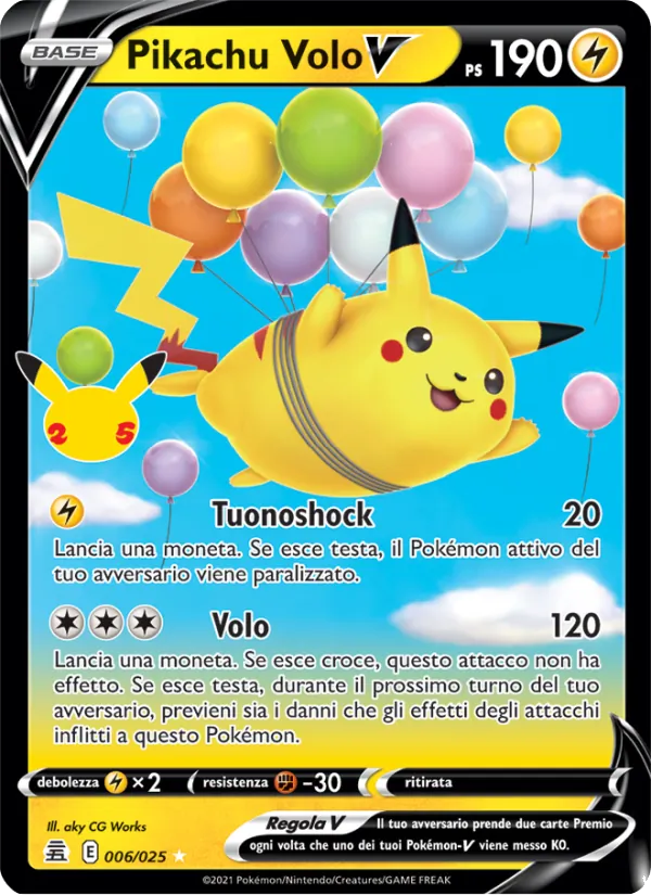 Flying Pikachu V (CEL 006)