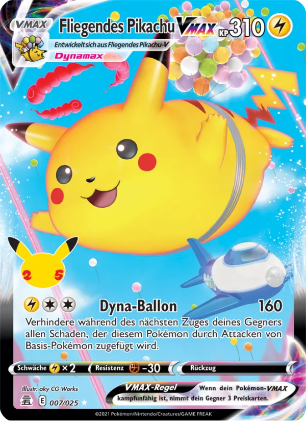 Fliegendes Pikachu VMAX (CEL 007)