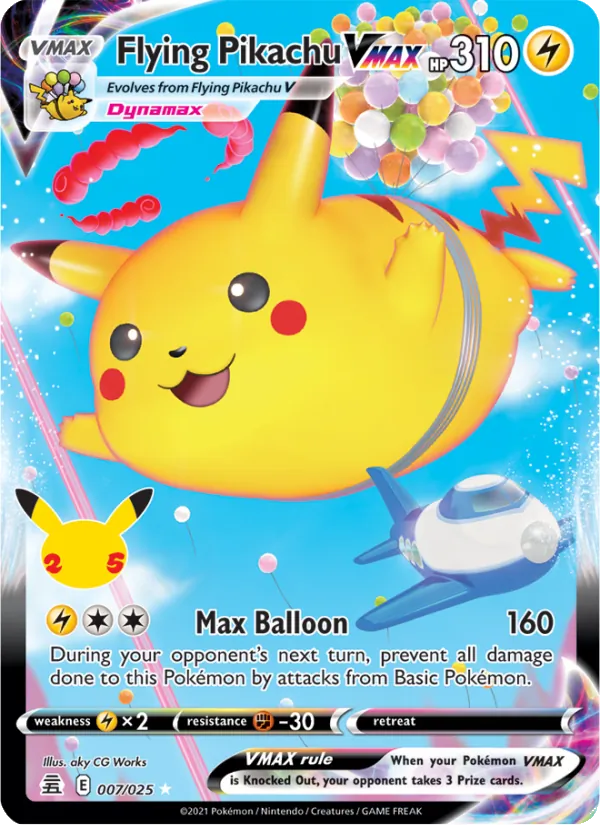 Flying Pikachu VMAX (CEL 007)