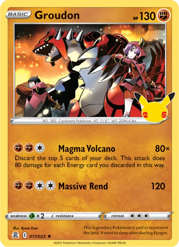 Groudon (CEL 017)