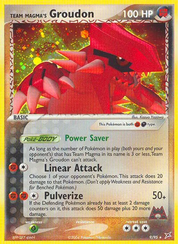 Team Magma's Groudon (CEL MA 9)