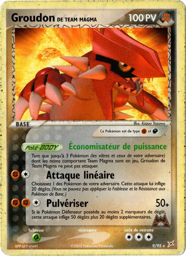 Team Magma's Groudon (CEL MA 9)