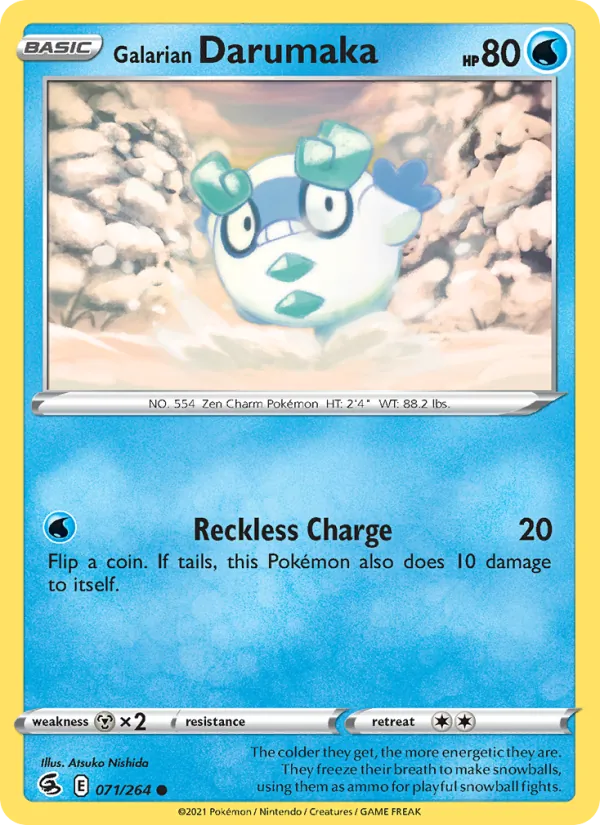 Galarian Darumaka (FST 071)