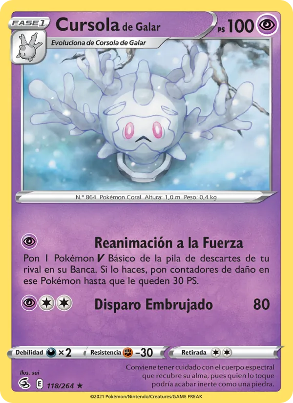 Galarian Cursola (FST 118)