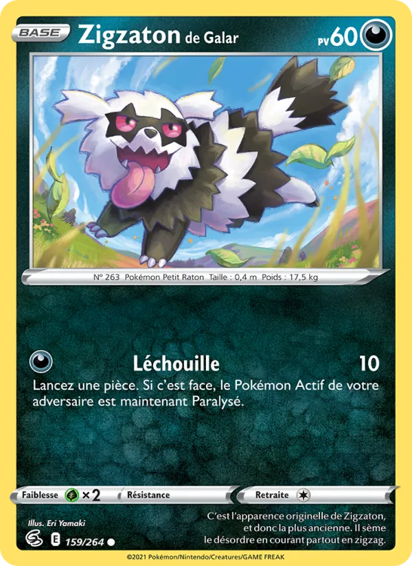 Galarian Zigzagoon (FST 159)