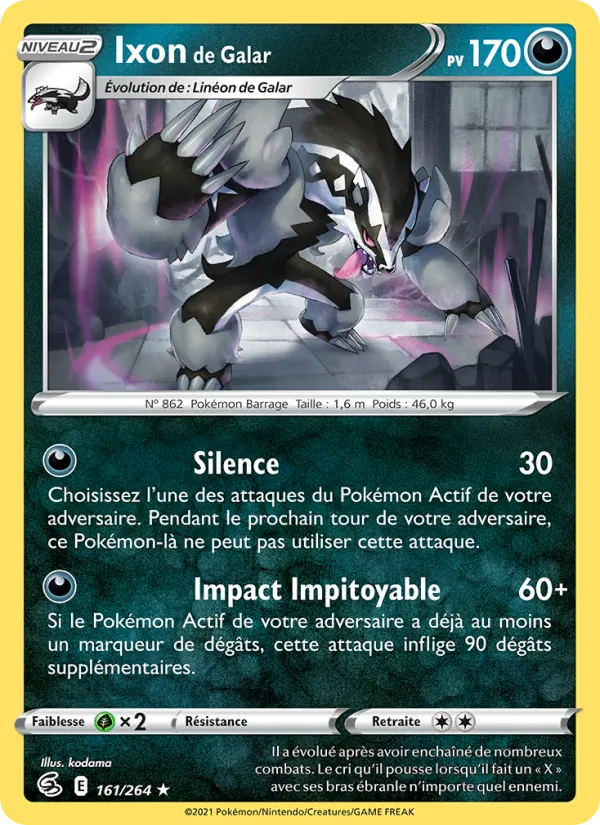 Galarian Obstagoon (FST 161)