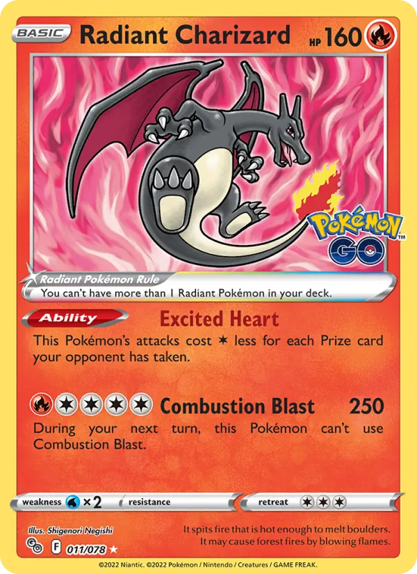 Radiant Charizard (PGO 011)