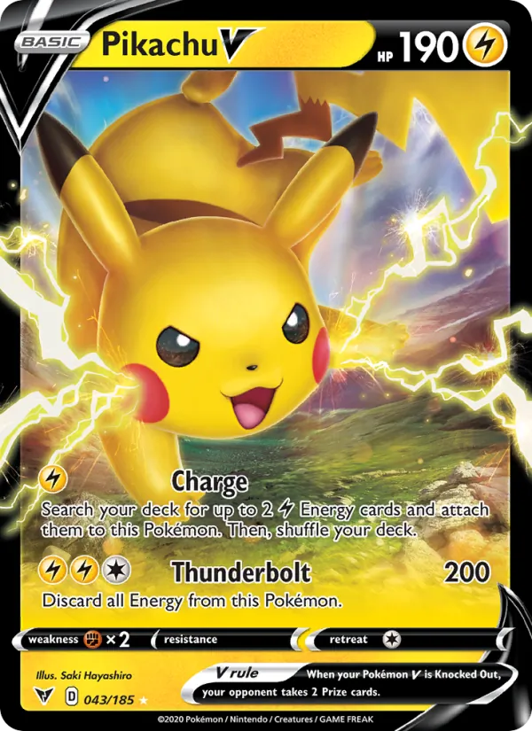 Pikachu V (VIV 43)