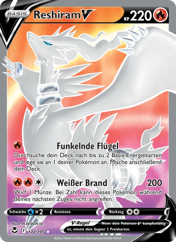 Reshiram V (SIT 172)
