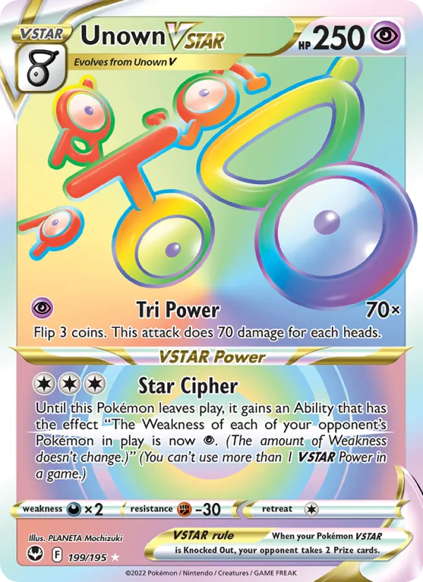 Unown VSTAR (SIT 199)