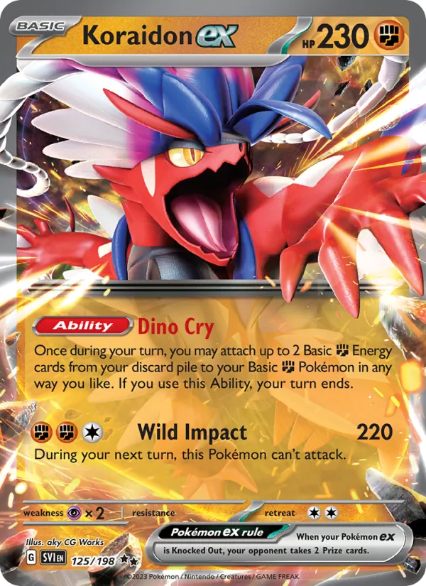Koraidon ex (SVI 125)