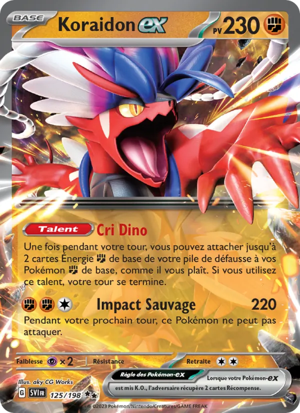 Koraidon ex (SVI 125)