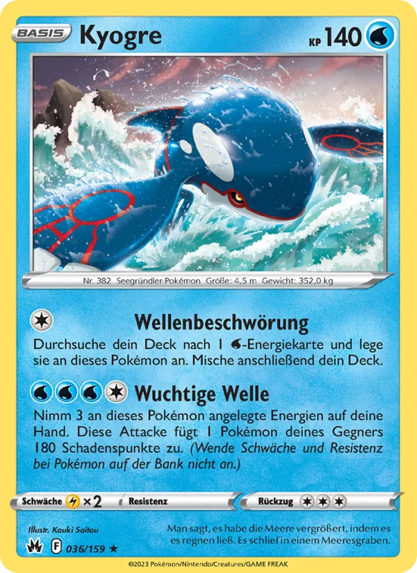 Kyogre (CRZ 036)