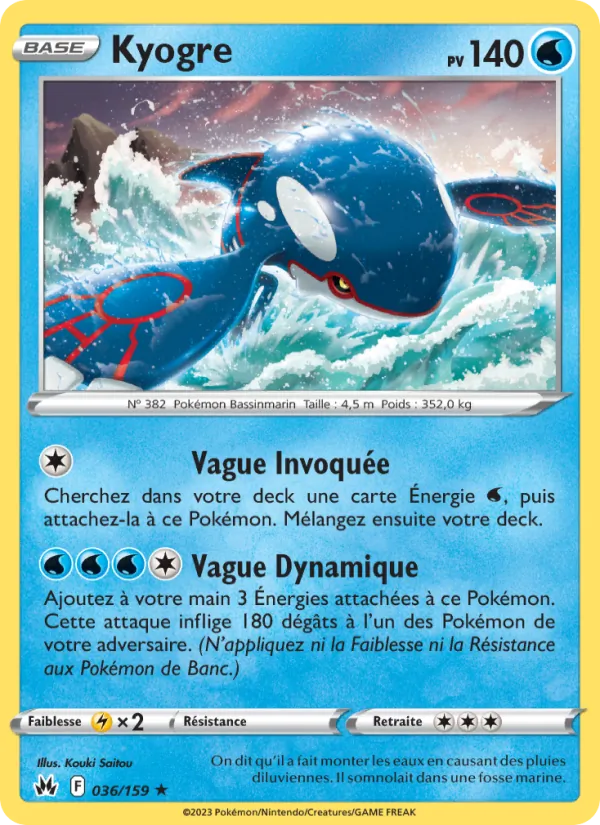 Kyogre (CRZ 036)