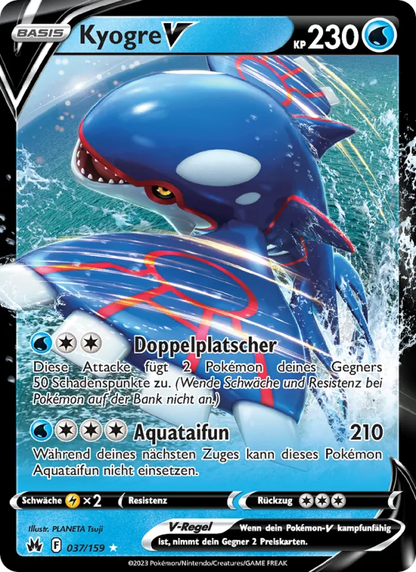 Kyogre V (CRZ 037)