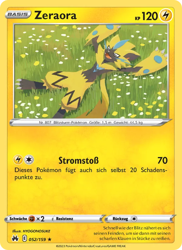 Zeraora (CRZ 052)