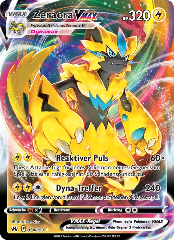 Zeraora VMAX (CRZ 054)