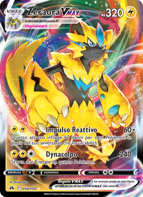 Zeraora VMAX (CRZ 054)