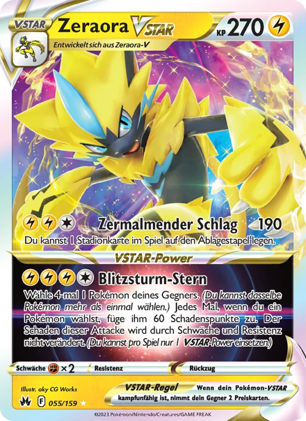 Zeraora VSTAR (CRZ 055)