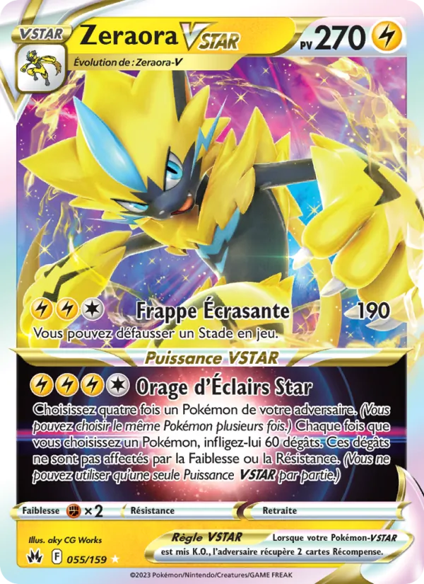 Zeraora VSTAR (CRZ 055)