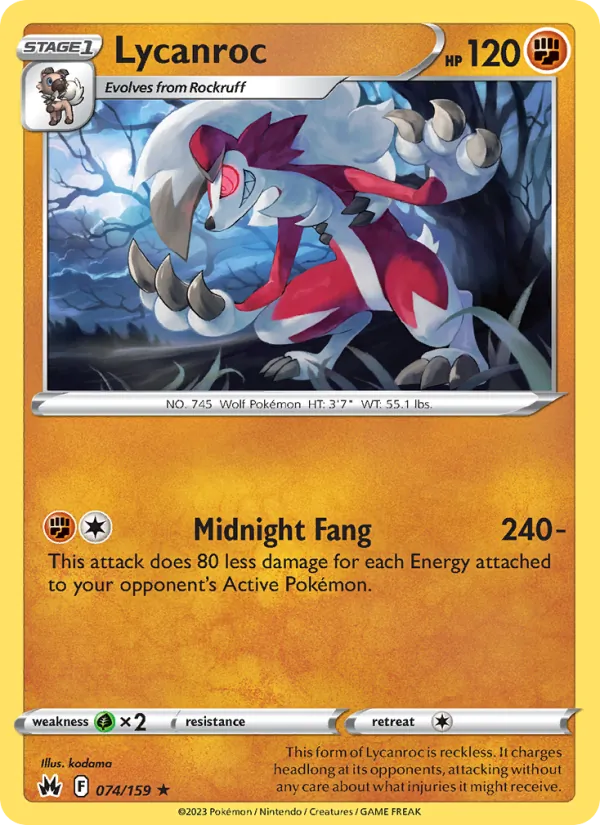 Lycanroc (CRZ 074)