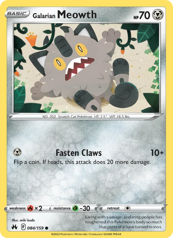 Galarian Meowth (CRZ 084)
