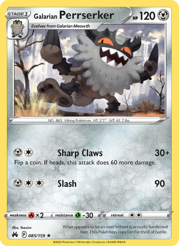 Galarian Perrserker (CRZ 085)