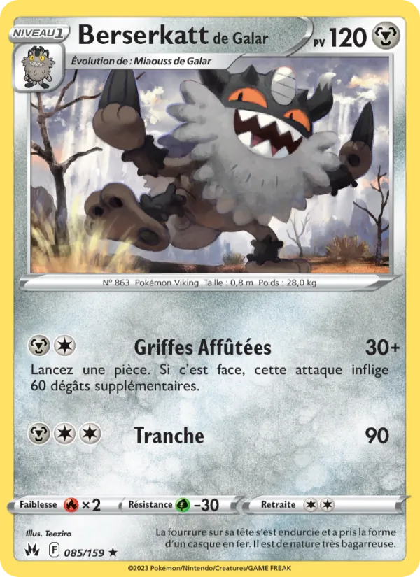 Galarian Perrserker (CRZ 085)