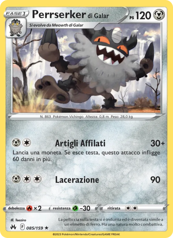 Galarian Perrserker (CRZ 085)