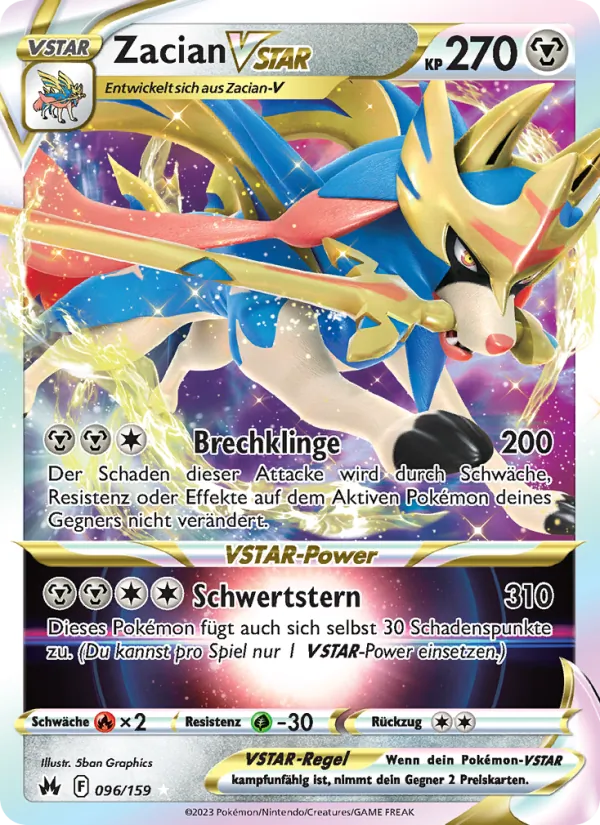 Zacian VSTAR (CRZ 096)