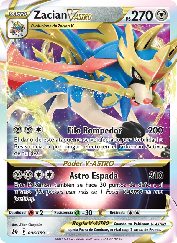 Zacian VSTAR (CRZ 096)