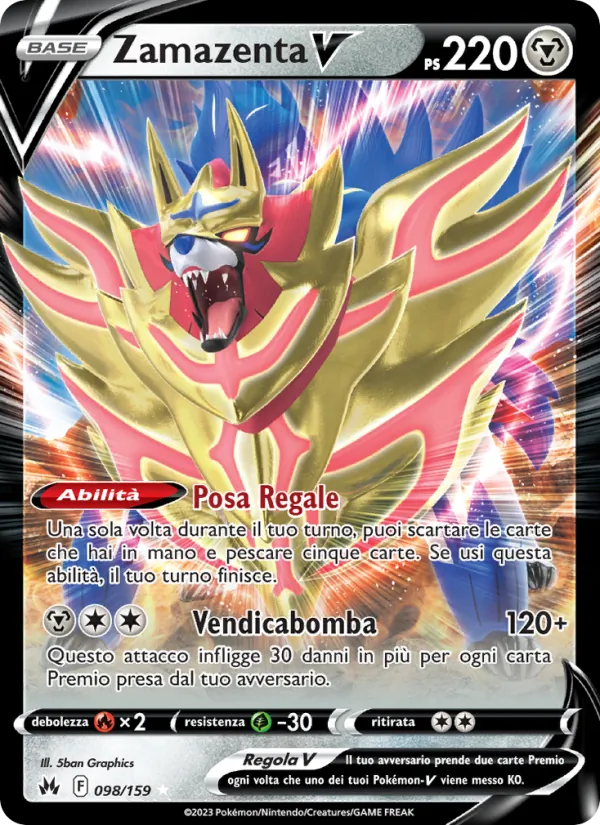 Zamazenta V (CRZ 098)