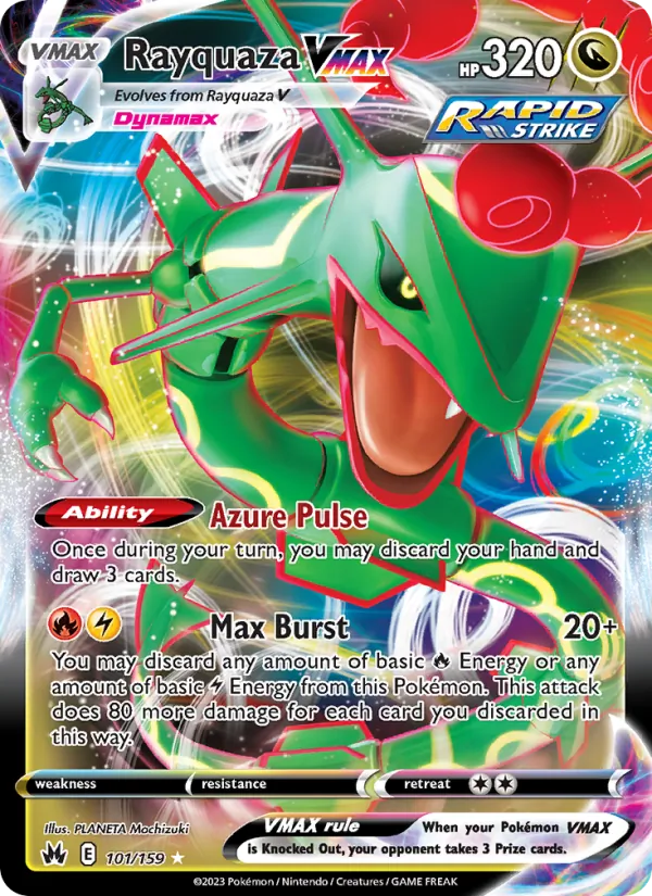 Rayquaza VMAX (CRZ 101)