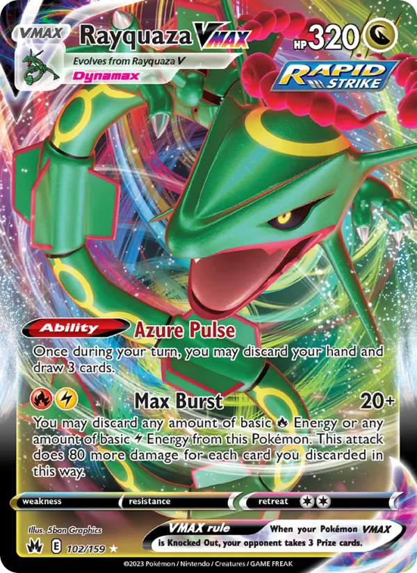 Rayquaza VMAX (CRZ 102)