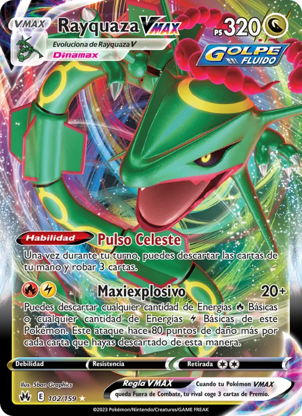 Rayquaza VMAX (CRZ 102)
