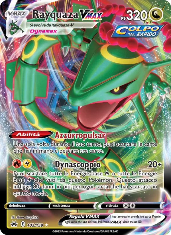 Rayquaza VMAX (CRZ 102)