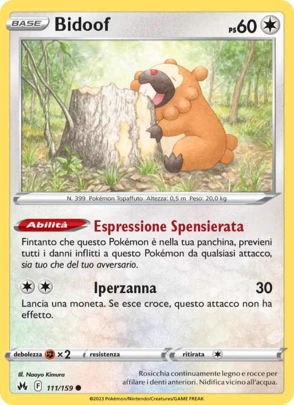 Bidoof (CRZ 111)