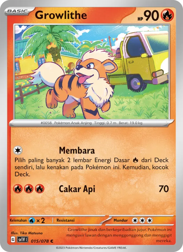 Growlithe (sv1V 015)