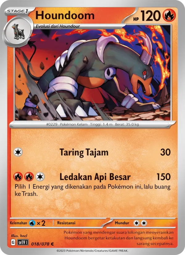 Houndoom (sv1V 018)