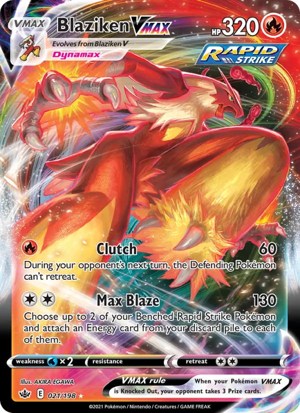 Blaziken VMAX (PPS1 CRE 021)
