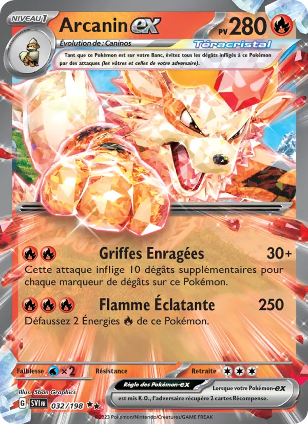 Arcanine ex (SVI 032)