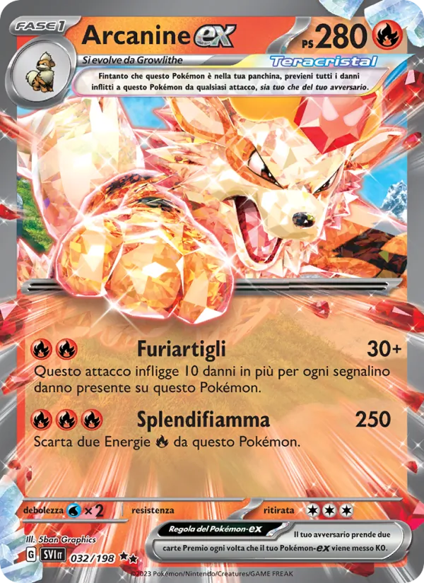 Arcanine ex (SVI 032)
