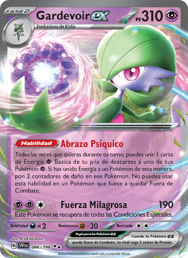 Gardevoir ex (SVI 086)