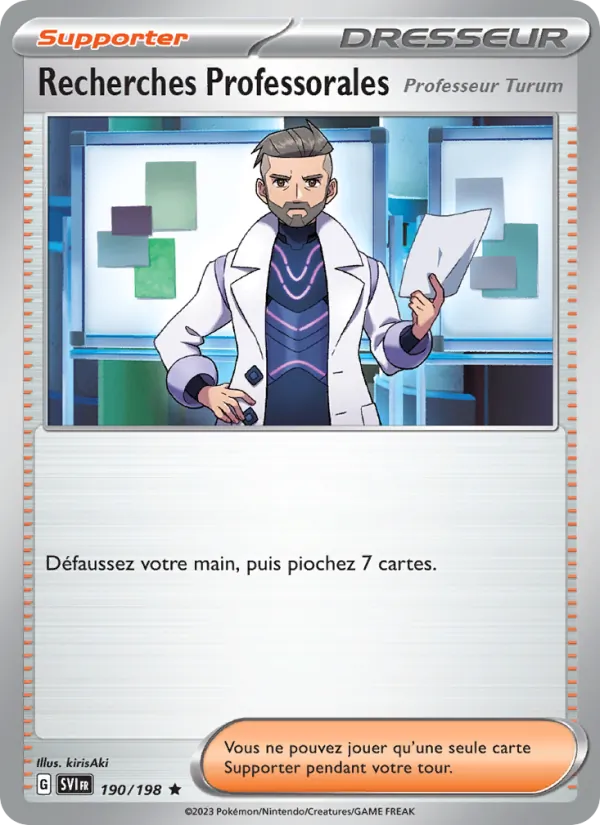 Professor's Research - Professor Turo (SVI 190)