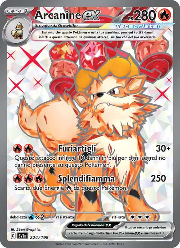 Arcanine ex (SVI 224)