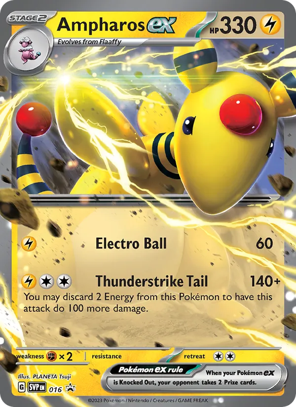 Ampharos ex (SVP 016)