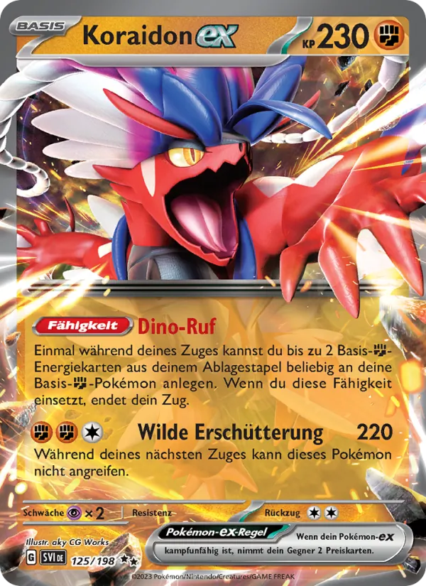 Koraidon ex (SVI 125)