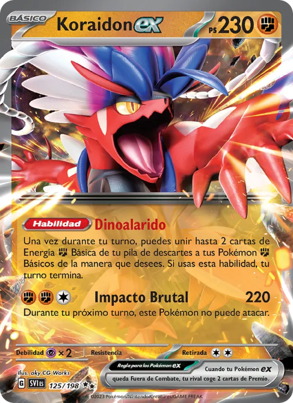 Koraidon ex (SVI 125)
